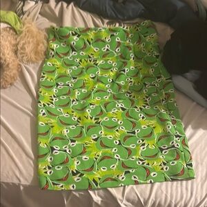 Lularoe Disney Kermit the Frog skirt, Cassie style size l